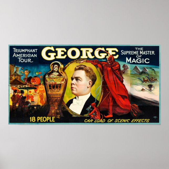 George --Triumphant American Tour Poster (Framsidan)