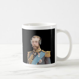 George V Rex dela upp i faktorer muggen Kaffemugg