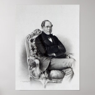 George Villiers, 4th Earl av Clarendon, 1856 Poster
