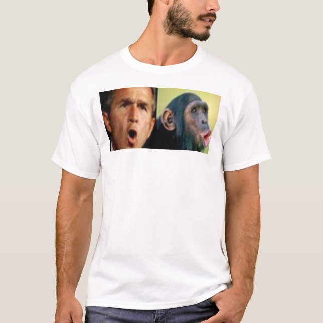 George W. "apapojke" Bush Tee Shirt (Framsida)