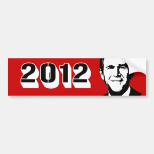 George W Bush 2012 Bildekal