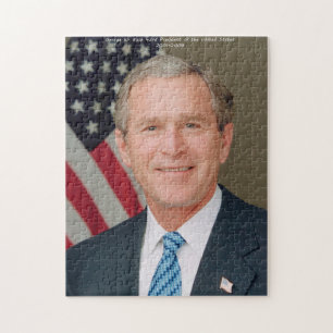 George W. Bush 43:e president i USA Pussel