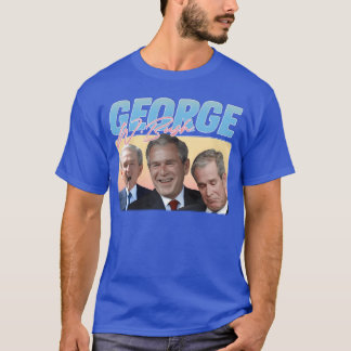 George W Bush 90-talsstila estetik vintage T Shirt