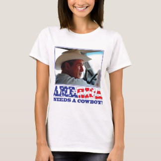 George W Bush - Amerika behöver en Cowboy T Shirt