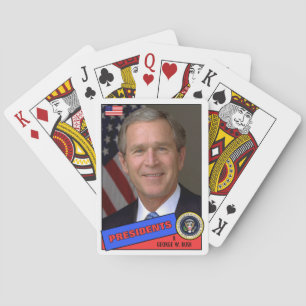George W. Bush Basebollkort Casinokort