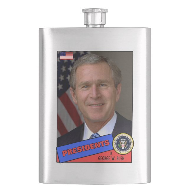 George W. Bush Basebollkort Fickplunta (Framsidan)