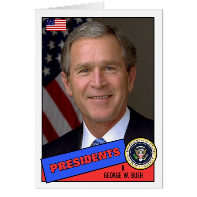 George W. Bush Basebollkort OBS Kort (Framsidan)