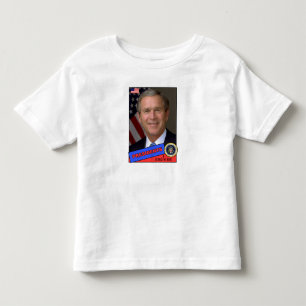 George W. Bush Basebollkort T Shirt