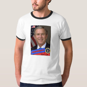 George W. Bush Basebollkort T-shirt