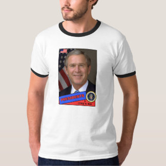 George W. Bush Basebollkort T-shirt