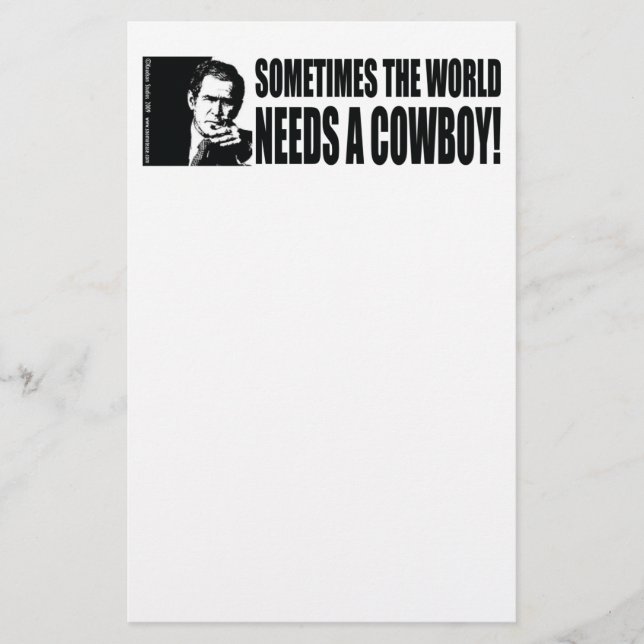 George W Bush Brevpapper (Framsida)