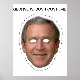 George W. Bush dräkt Poster