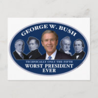 George W. Bush femte sämsta presidenten