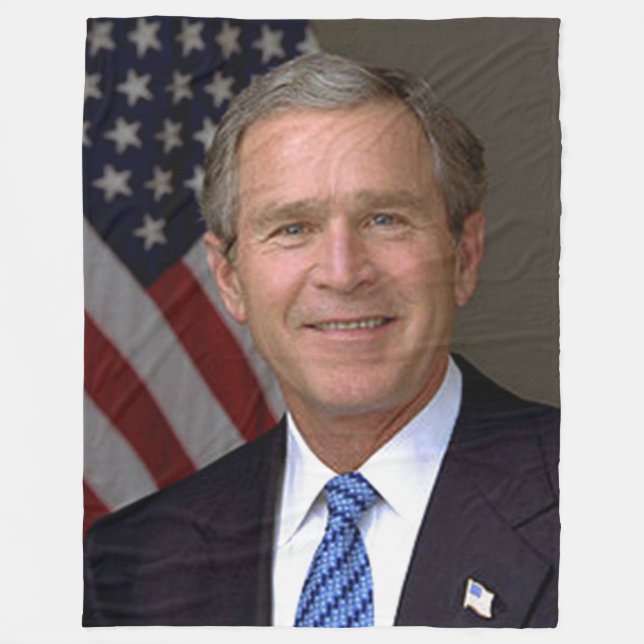 GEORGE W. BUSH FLEECEFILT (Framsidan)