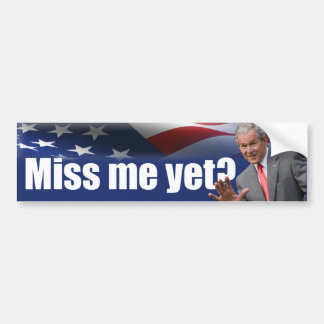 George W. Bush: Fröcken mig ännu? Bildekal