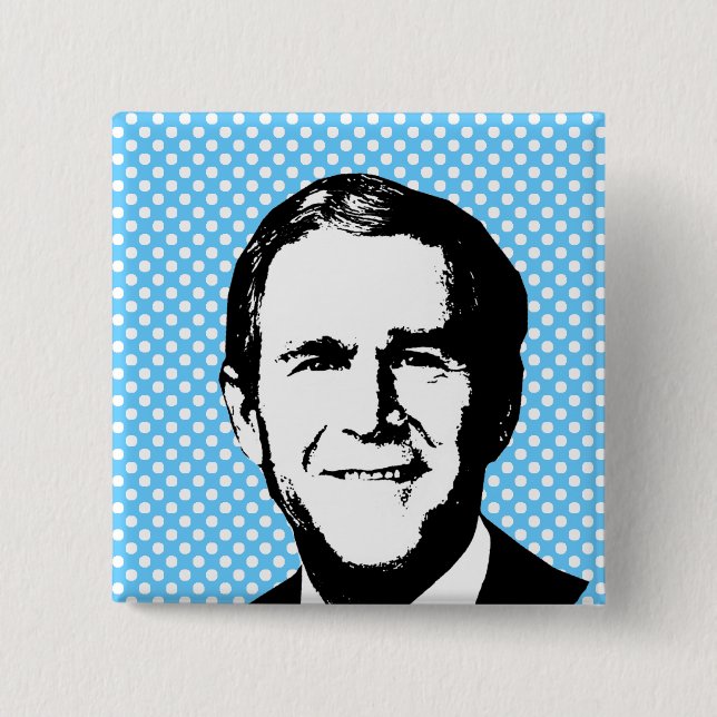 George W Bush Gear Knapp (Framsida)