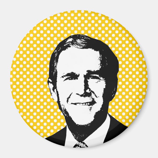 George W Bush Gear Magnet (Framsidan)
