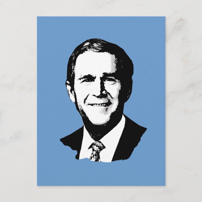 George W Bush Gear Vykort (Framsida)