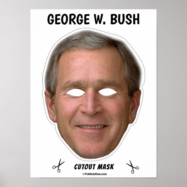 GEORGE W. BUSH Halloween Mask Poster (Framsidan)