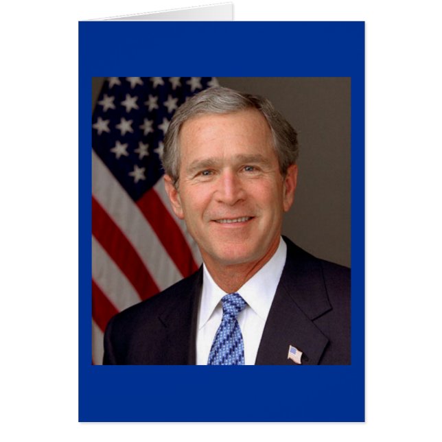 George W. Bush Hälsningskort (Framsidan)