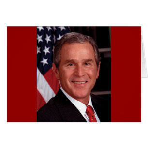 George W Bush Hälsningskort