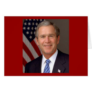 George W. Bush Hälsningskort