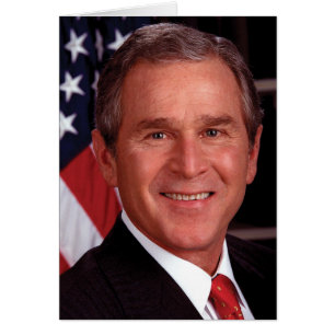 George W Bush Hälsningskort