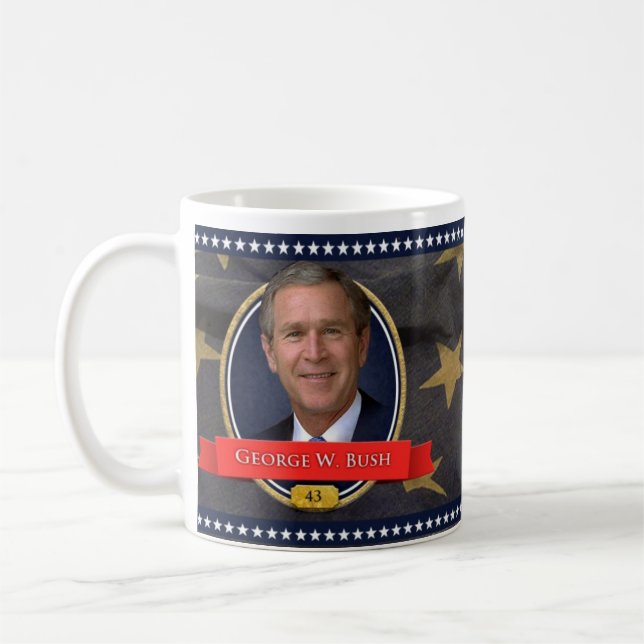 George W. Bush historisk mugg (Vänster)