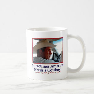 George W Bush i Cowboyhatt Kaffemugg