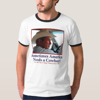 George W Bush i Cowboyhatt Tee