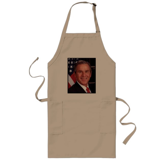 George W Bush Långt Förkläde (Framsidan)