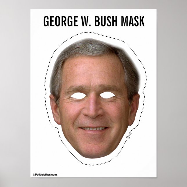 George W. Bush Mask Poster (Framsidan)