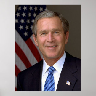 George W. Bush officiell porträtt Poster