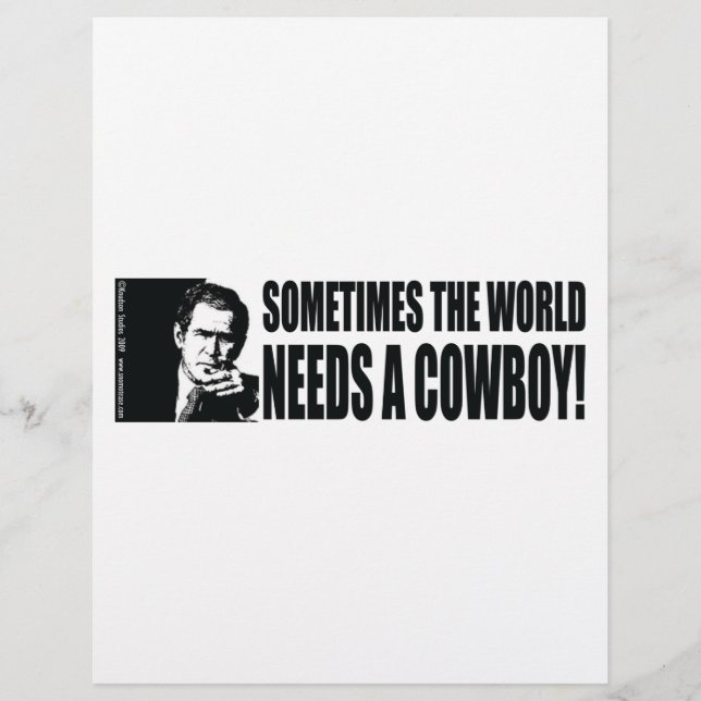 George W Bush Reklamblad (Framsidan)
