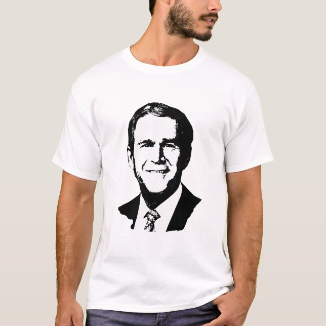 George W Bush T-tröja T-shirt (Framsida)