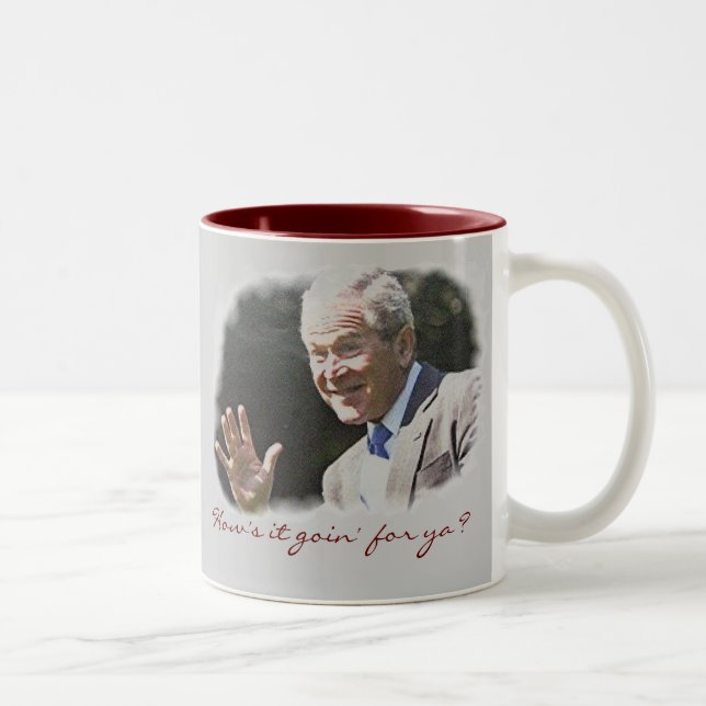 George W. Bush Två-Tonad Mugg (Höger)