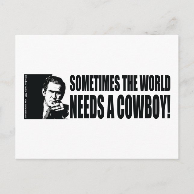 George W Bush Vykort (Framsida)