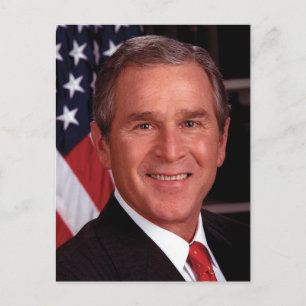 George W Bush Vykort
