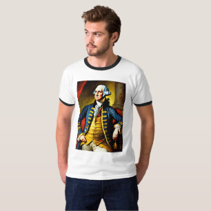 George wash ington i kontorsled t shirt