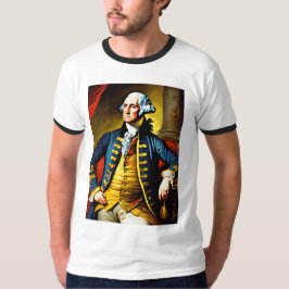 George wash ington i kontorsled t shirt