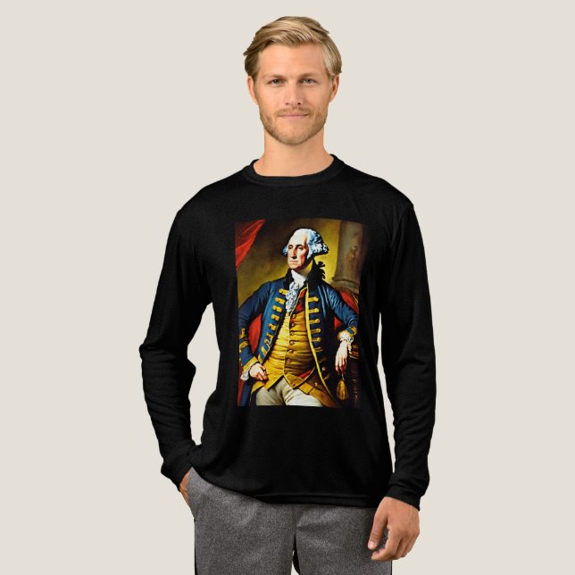 George wash ington i kontorsled t shirt (Hel framsida)