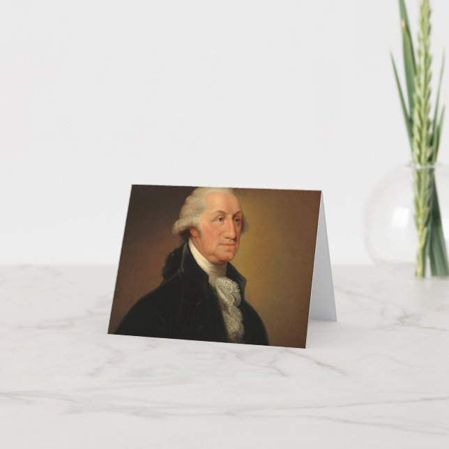 George Washington, 1796 av Edward Savage Tack Kort (Framsida)
