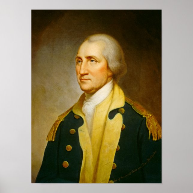 George Washington, 1859 av Rembrandt Peale Poster (Framsidan)