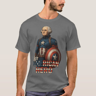 George Washington 1:a amerikanska hjälte T Shirt