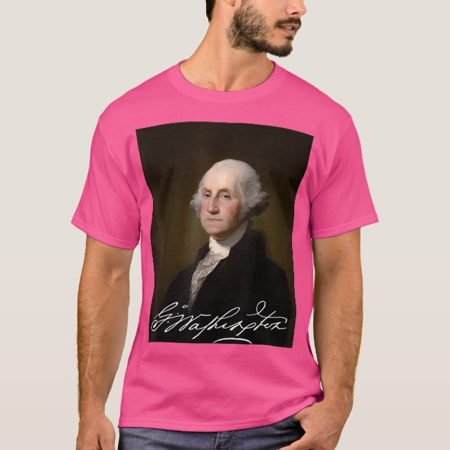 George Washington 1:a presidenten T Shirt (Framsida)