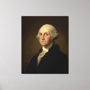 George Washington 1st American President av Stuart Canvastryck