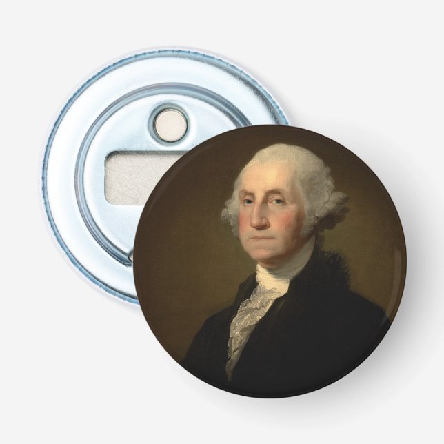 George Washington 1st American President av Stuart Flasköppnare (Framsidan)
