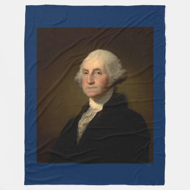 George Washington 1st American President av Stuart Fleecefilt (Framsidan)