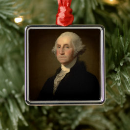 George Washington 1st American President av Stuart Julgransprydnad Metall