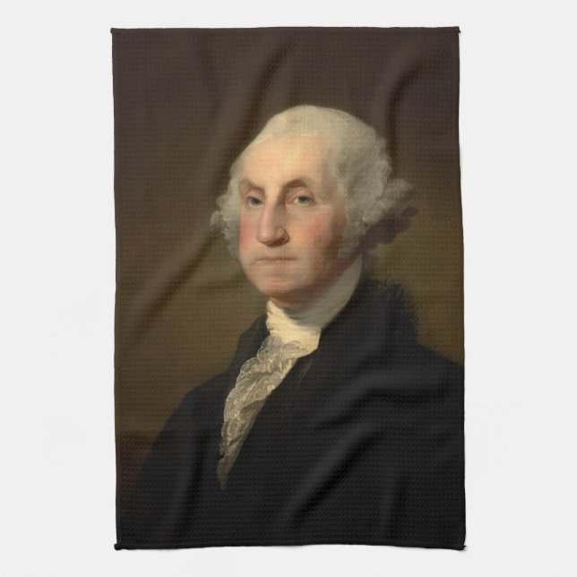 George Washington 1st American President av Stuart Kökshandduk (Vertikal)
